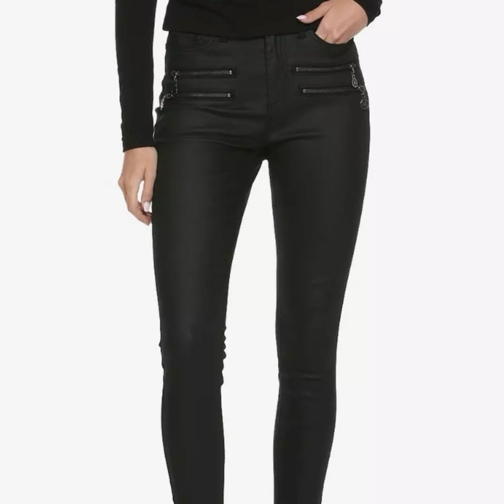 Coated Black Blackcraft Skinny jeans
